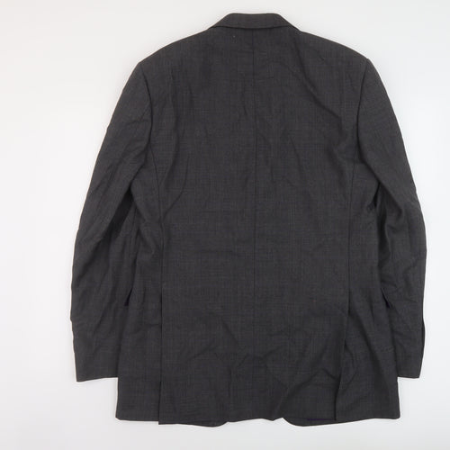 Marks and Spencer Mens Grey Wool Jacket Suit Jacket Size 40 Regular