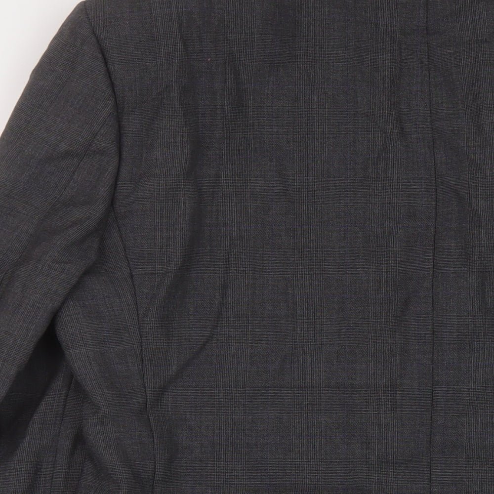Marks and Spencer Mens Grey Wool Jacket Suit Jacket Size 40 Regular