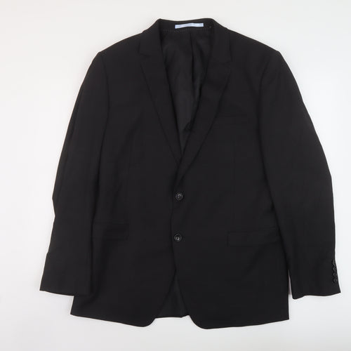 Blazer Mens Grey Wool Jacket Suit Jacket Size 44 Regular