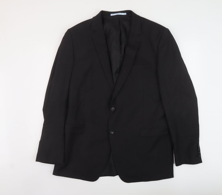 Blazer Mens Grey Wool Jacket Suit Jacket Size 44 Regular