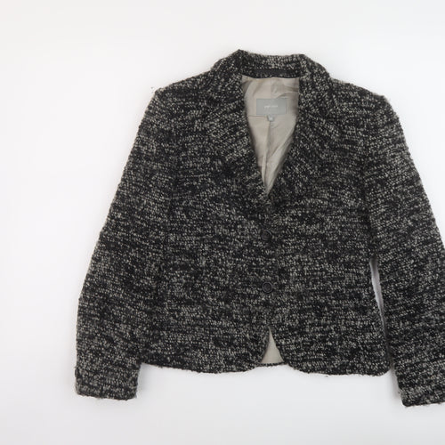 Per Una Womens Grey Jacket Size 10 Button
