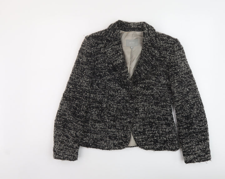 Per Una Womens Grey Jacket Size 10 Button