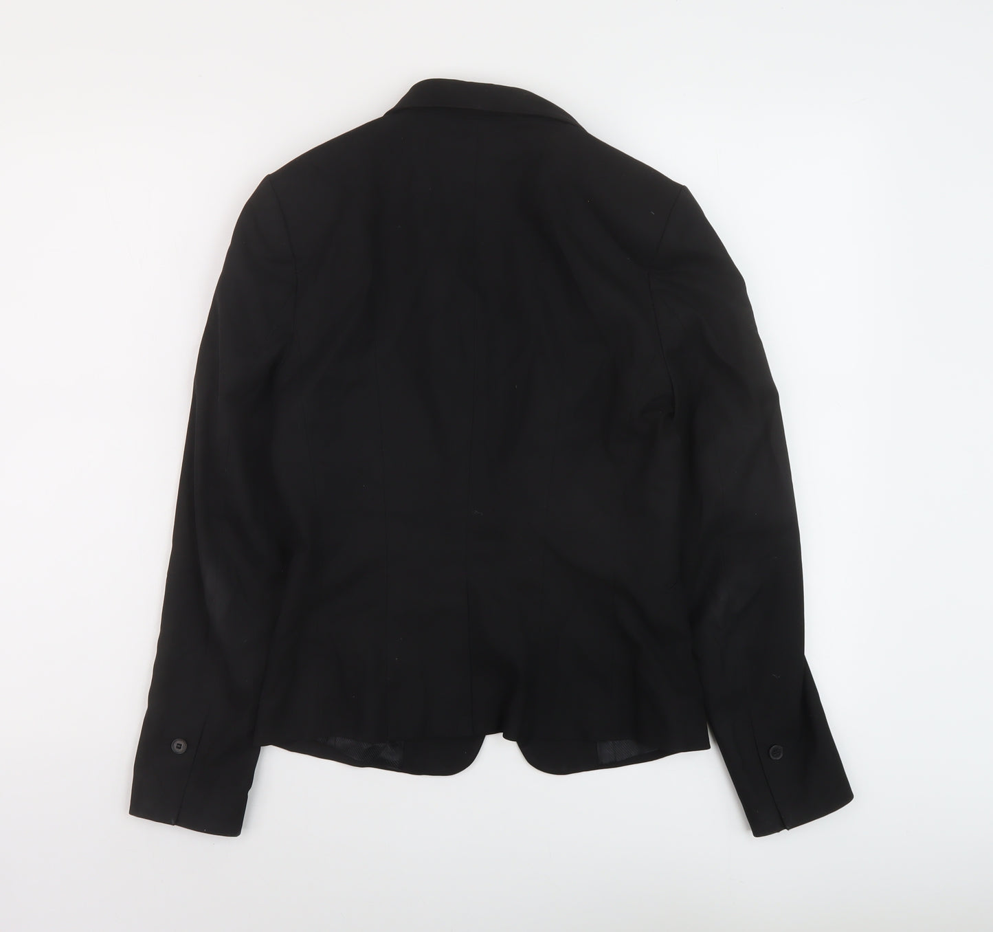 H&M Womens Black Jacket Size 8 Button