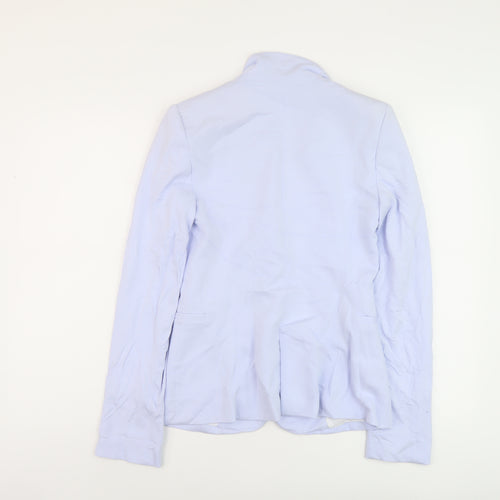 Zara Womens Blue Jacket Size XS Button