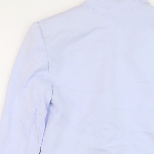 Zara Womens Blue Jacket Size XS Button