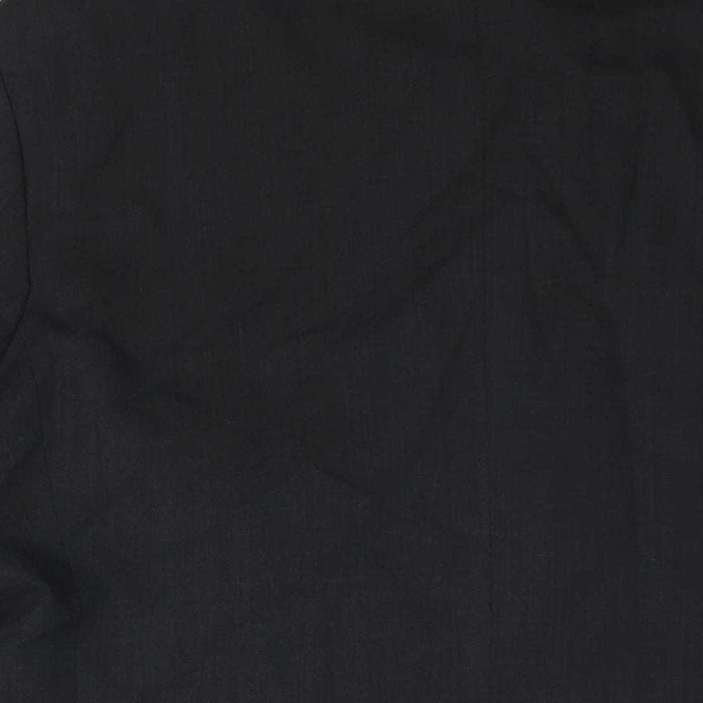 Marks and Spencer Mens Black Wool Jacket Suit Jacket Size 42 Regular