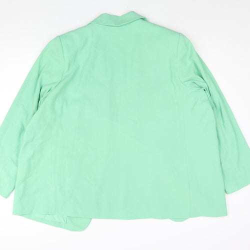 MArks and Womens Green Jacket Blazer Size 20