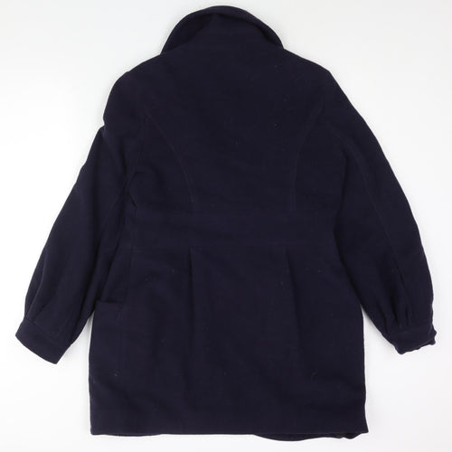 Sailor Womens Blue Overcoat Coat Size 16 Button