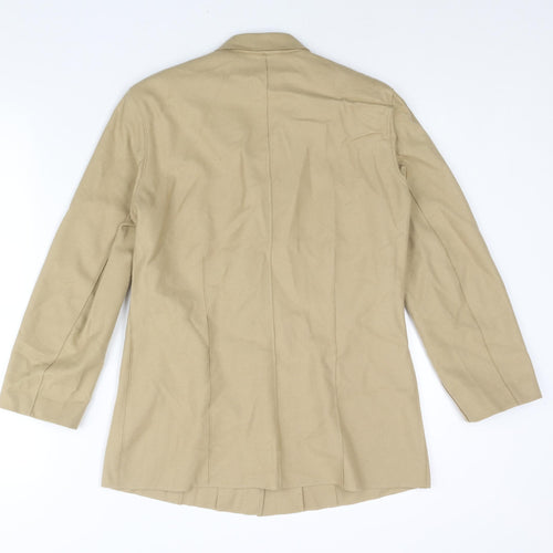 Liz Claiborne Womens Beige Jacket Size 6 Snap