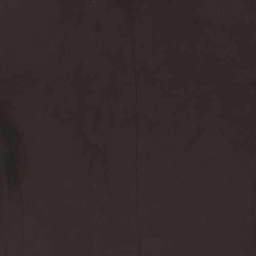 Marks and Spencer Womens Brown Jacket Size 10 Zip
