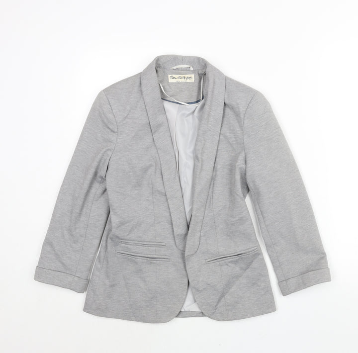 Miss Selfridge Womens Grey Jacket Blazer Size 8
