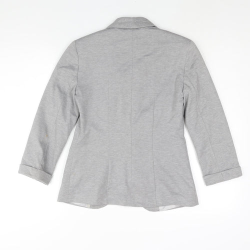 Miss Selfridge Womens Grey Jacket Blazer Size 8