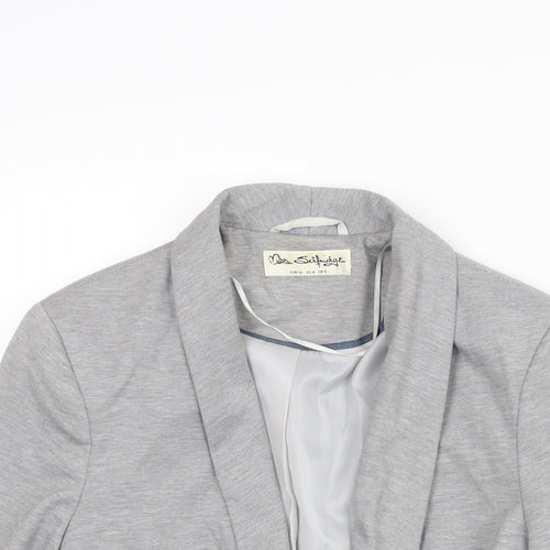 Miss Selfridge Womens Grey Jacket Blazer Size 8
