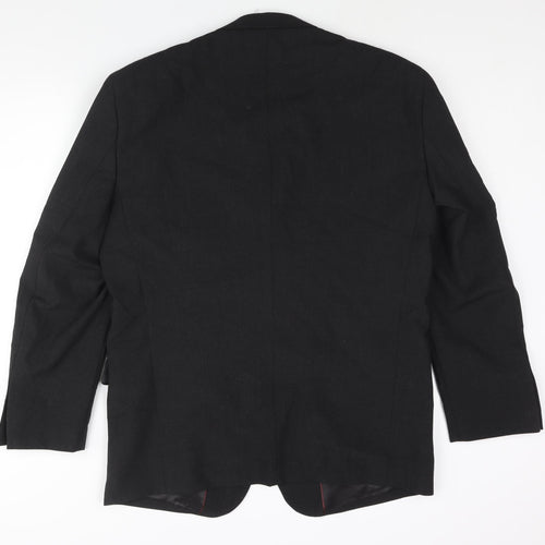 McNeil & Grant Mens Black Wool Jacket Suit Jacket Size 42 Regular