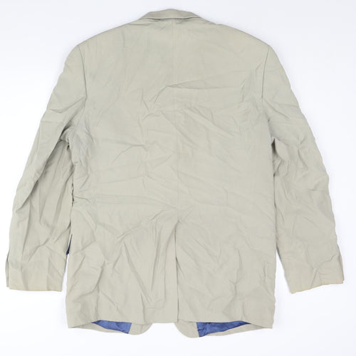 NEXT Mens Beige Lyocell Jacket Suit Jacket Size 42 Regular