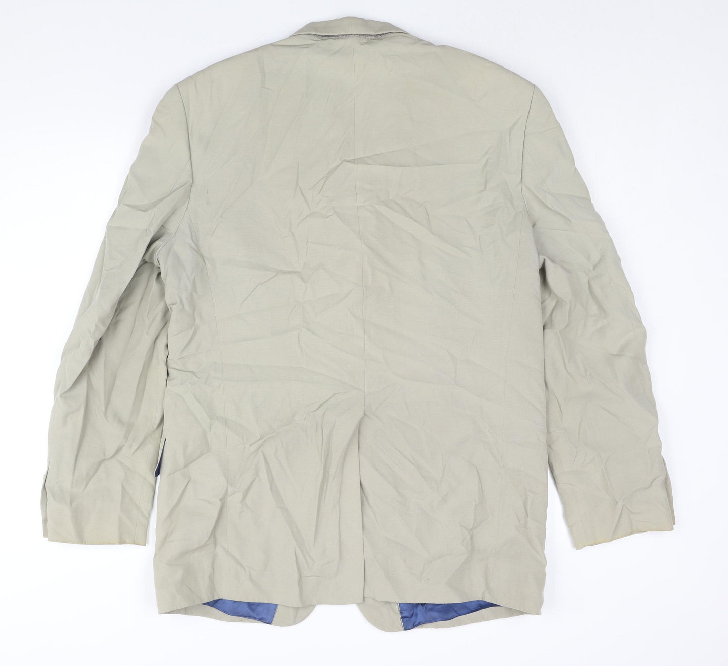 NEXT Mens Beige Lyocell Jacket Suit Jacket Size 42 Regular