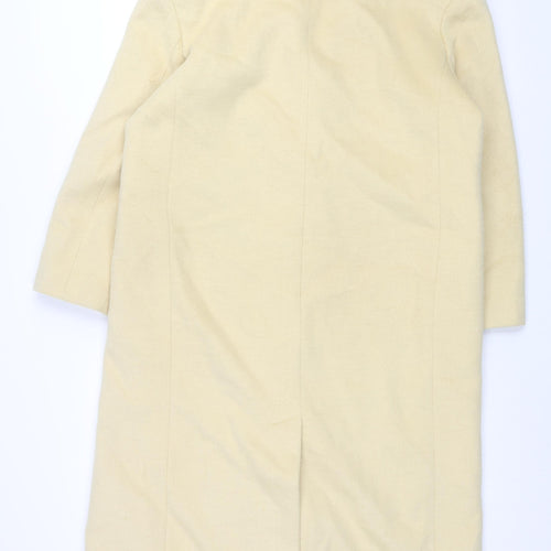 Albaray Womens Yellow Overcoat Coat Size 14 Button