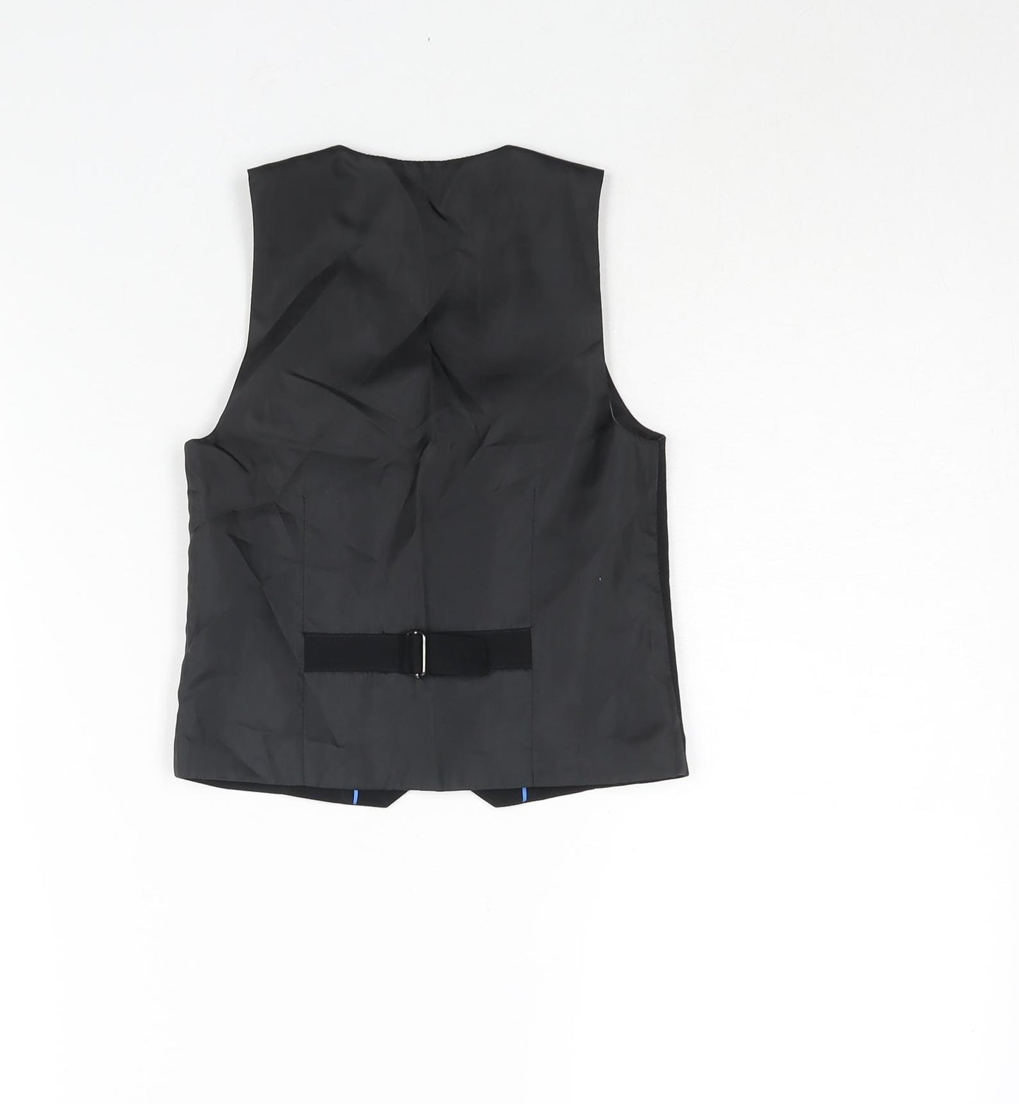 NEXT Boys Black Jacket Waistcoat Size 5 Years Button