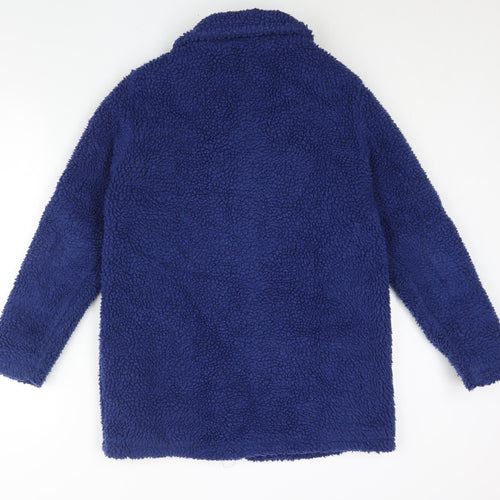 Damart Womens Blue Jacket Size 10 Zip - Size 10-12