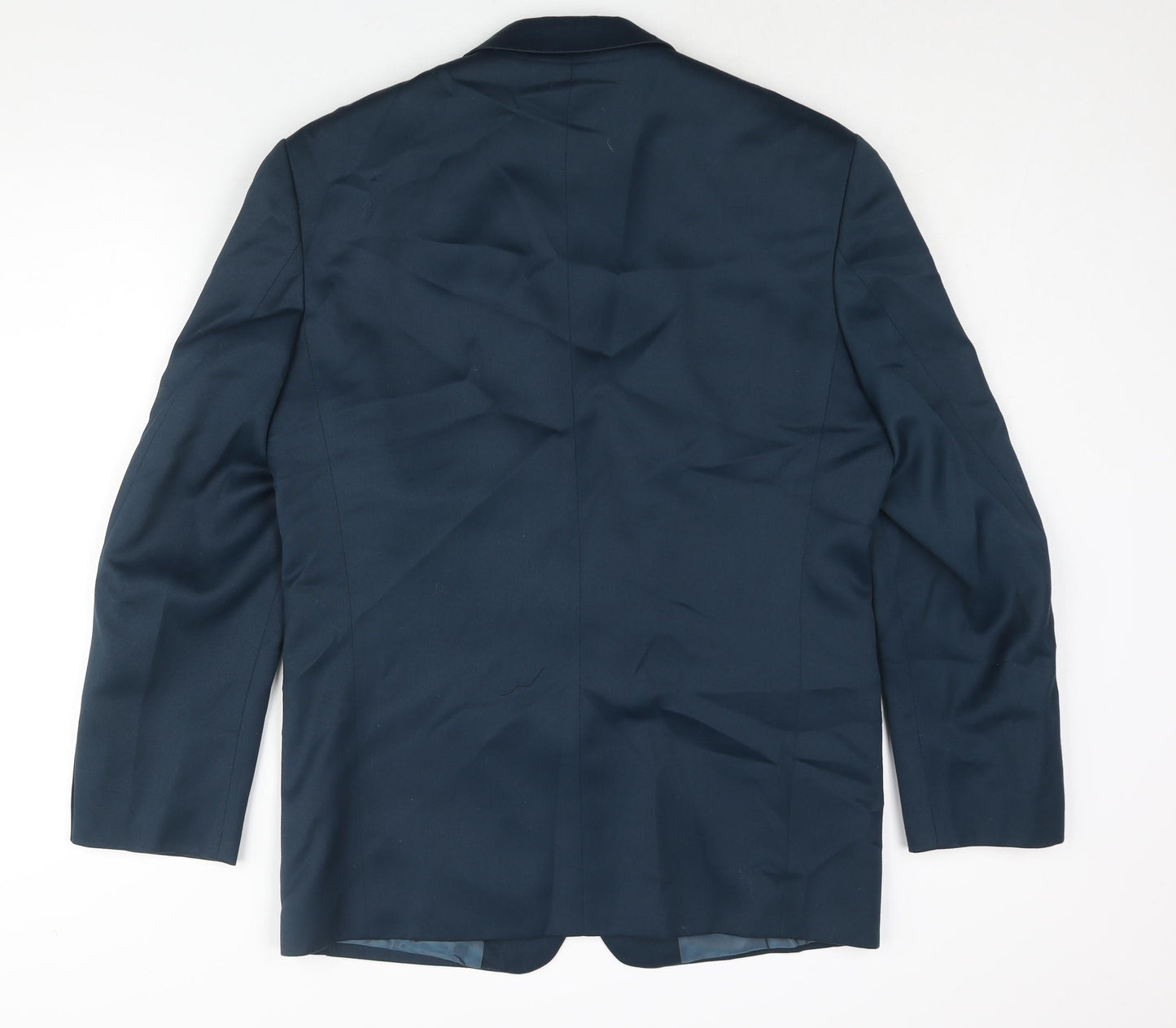 REMUS Mens Blue Polyester Jacket Suit Jacket Size 40 Regular