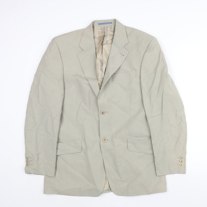 NEXT Mens Beige Lyocell Jacket Suit Jacket Size 38 Regular