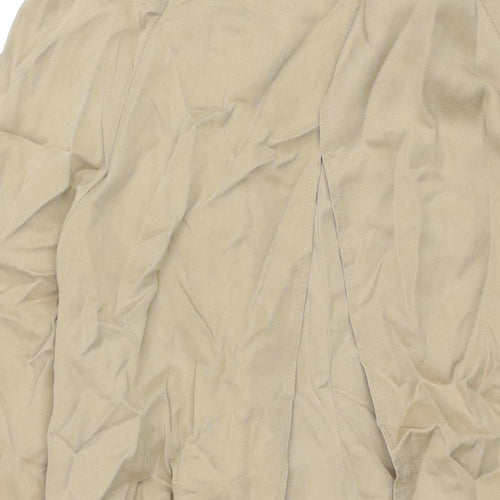 Topshop Womens Beige Trench Coat Coat Size 12 Button