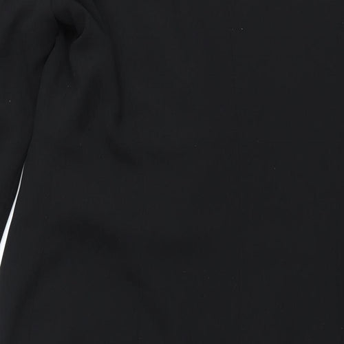NEXT Womens Black Jacket Size 16 Button - Satin Lapel