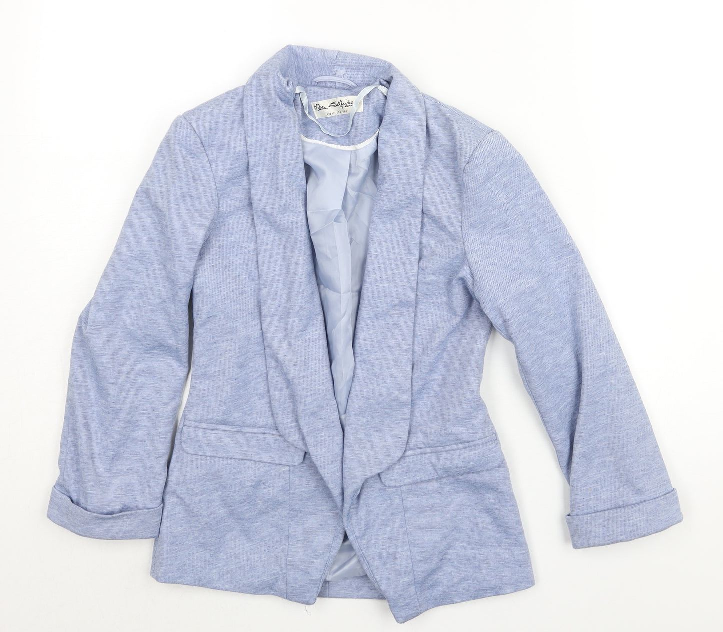 Miss Selfridge Womens Blue Jacket Size 4