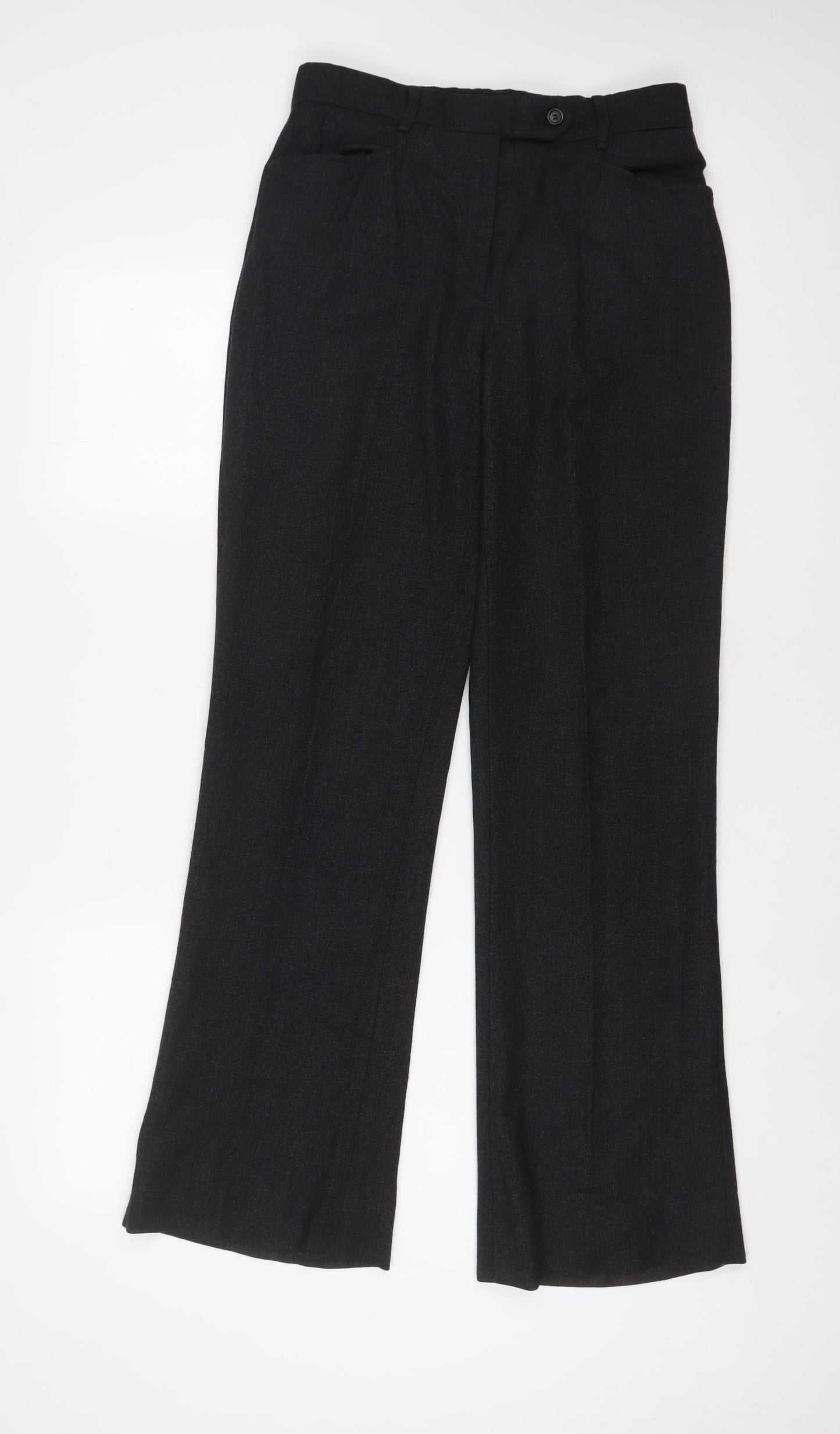 PRADA Mens Grey Polyester Trousers Size 32 in L32 in Regular Zip