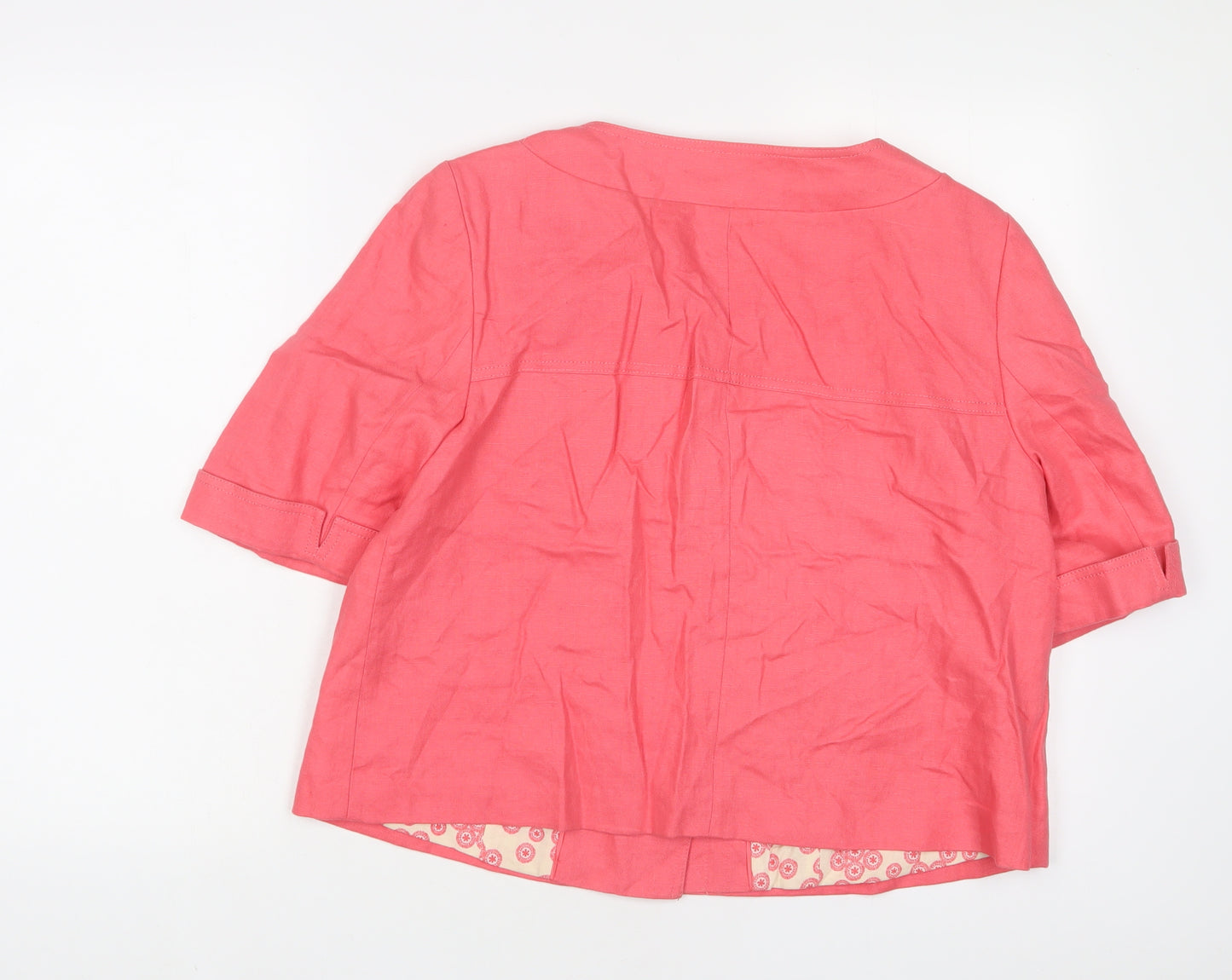 NEXT Womens Pink Jacket Size 16 Button