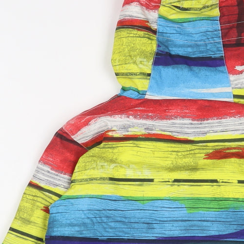 Billabong Boys Multicoloured Geometric Jacket Coat Size 6 Years Zip