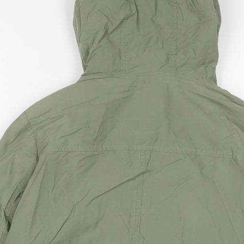 Marks and Spencer Womens Green Jacket Size 6 Zip