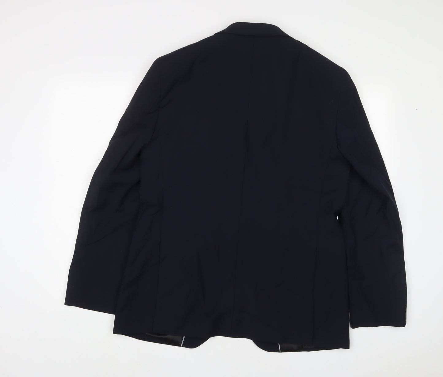 Autograph Mens Blue Wool Jacket Suit Jacket Size 40 Regular - Inside pockets