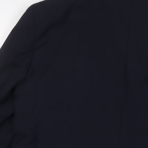 Autograph Mens Blue Wool Jacket Suit Jacket Size 40 Regular - Inside pockets