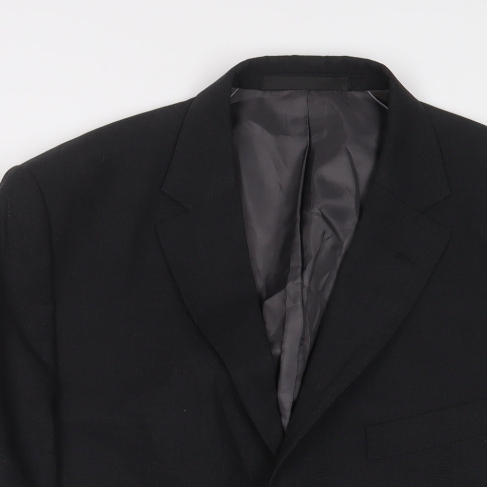 Marks and Spencer Mens Grey Wool Jacket Suit Jacket Size 42 Regular