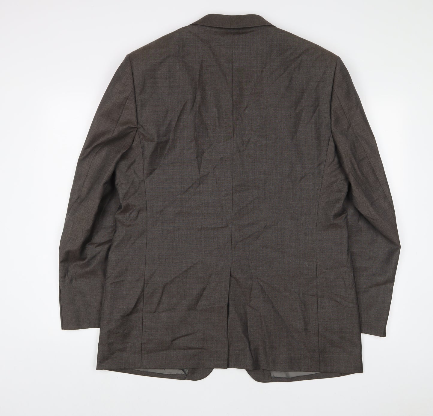 Marks and Spencer Mens Brown Wool Jacket Suit Jacket Size 42 Regular