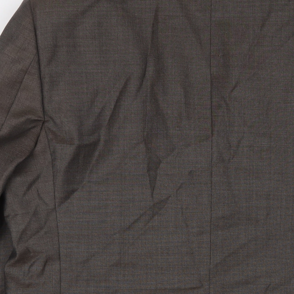 Marks and Spencer Mens Brown Wool Jacket Suit Jacket Size 42 Regular