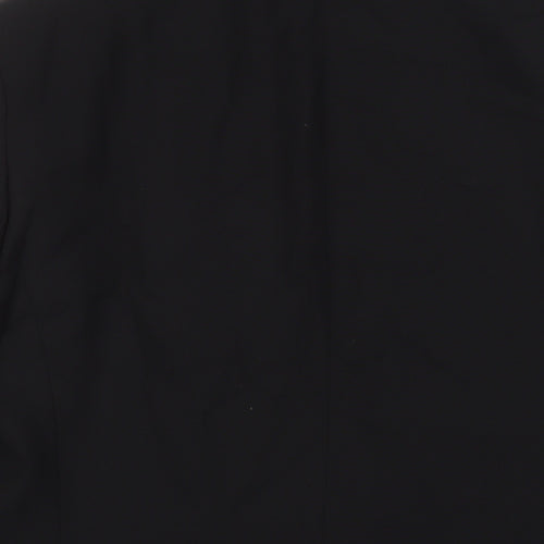 issimo Mens Black Wool Jacket Suit Jacket Size 42 Regular