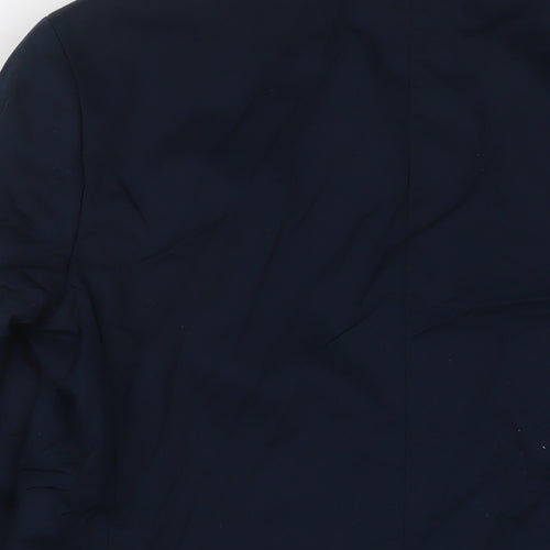Marks and Spencer Mens Blue Cotton Jacket Suit Jacket Size 40 Regular