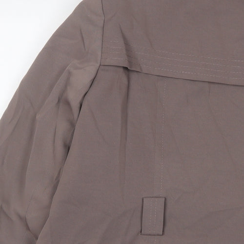 Dorothy Perkins Womens Brown Jacket Size 18 Button