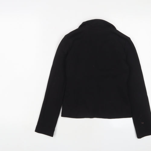 H&M Girls Black Jacket Blazer Size 10-11 Years Button