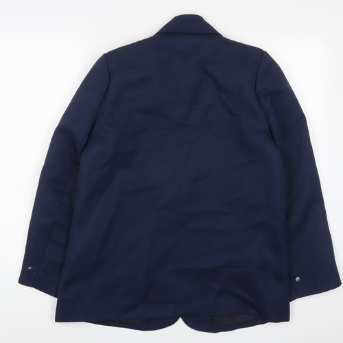 Citilities Womens Blue Jacket Blazer Size 14 Button
