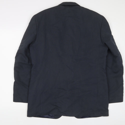NEXT Mens Blue Polyester Jacket Suit Jacket Size 40 Regular