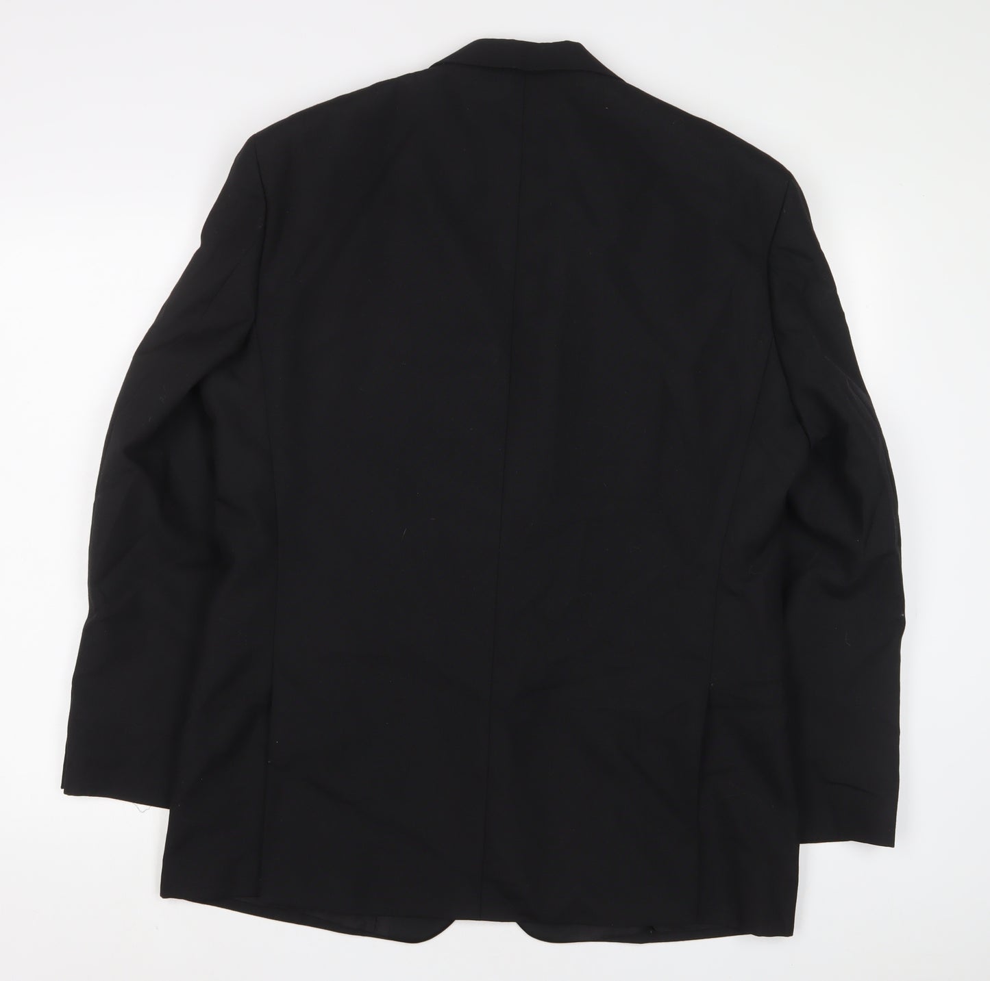 Mr Harry Mens Black Wool Jacket Suit Jacket Size 42 Regular