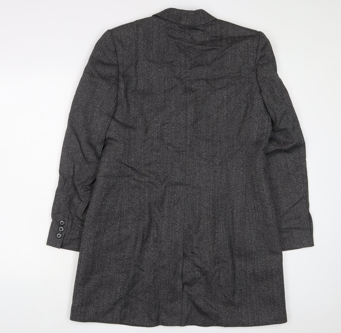 Marks and Spencer Womens Grey Jacket Blazer Size 14 Button