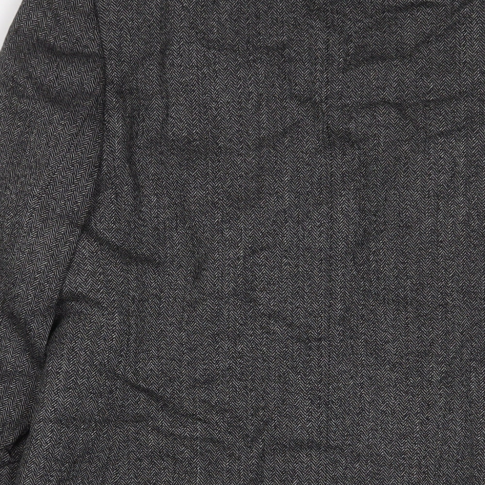 Marks and Spencer Womens Grey Jacket Blazer Size 14 Button