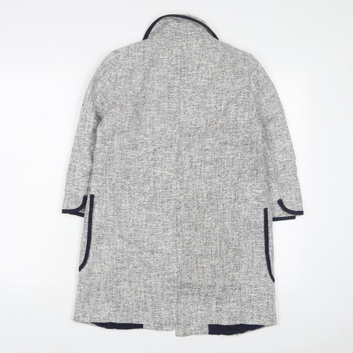 NEXT Womens Grey Jacket Size 8 Button