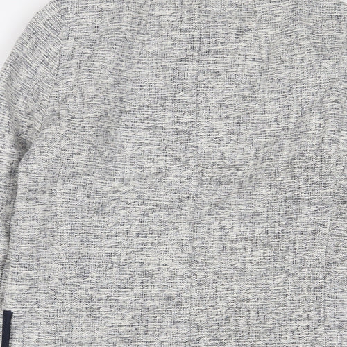 NEXT Womens Grey Jacket Size 8 Button