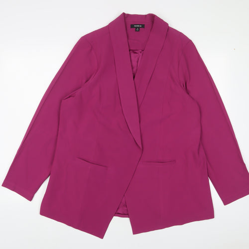 Torrid Womens Purple Jacket Blazer Size M - Open