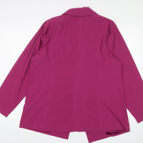 Torrid Womens Purple Jacket Blazer Size M - Open